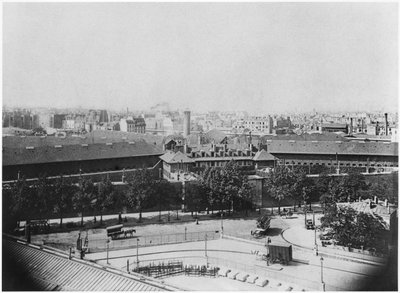 De Mazas-gevangenis, Parijs, ca. 1900 door French Photographer